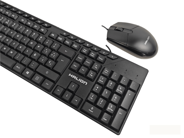 TECLADO Y MOUS HALION HA-K435C CABLE USB
