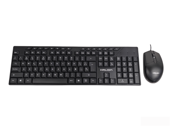 TECLADO Y MOUS HALION HA-K435C CABLE USB