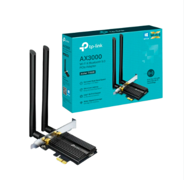 ARCHER TX50E AX3000 ADAPTADOR PCIE AX3000 WI-FI 6 BLUETOOTH 5.0