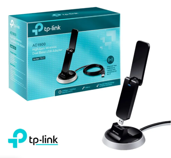 ARCHER T9UH ADAPTADOR USB DE ALTA GANANCIA Y DOBLE BANDA AC1900