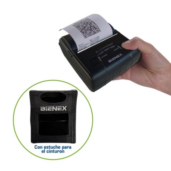 IMPRESORA TERMICA PORTATIL E300B DE 80MM USB/BLUETOOTH