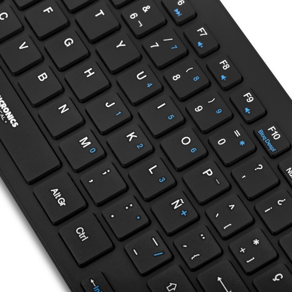 PASCAL+SLIM MIC K500 TECLADO MULTIMEDIA USB MICRONICS USB MICRONICS