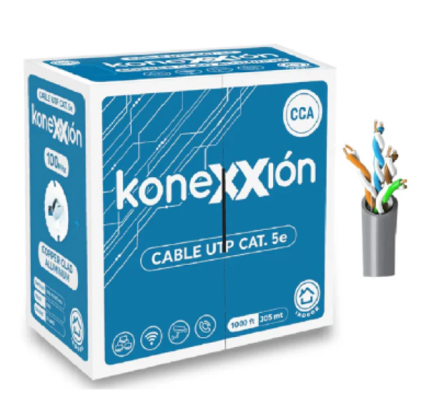 CABLE DE RED UTP CAT 5E KONEXXION CCA