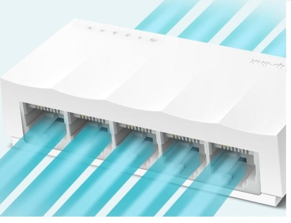 LS1005 SWITCH DE 5 PUERTOS 10/100 TPLINK LITEWAVE