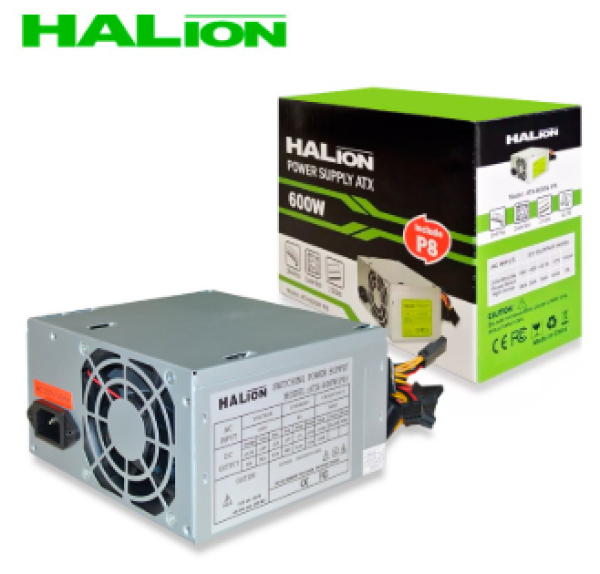 FUENTE HALION ATX 600W
