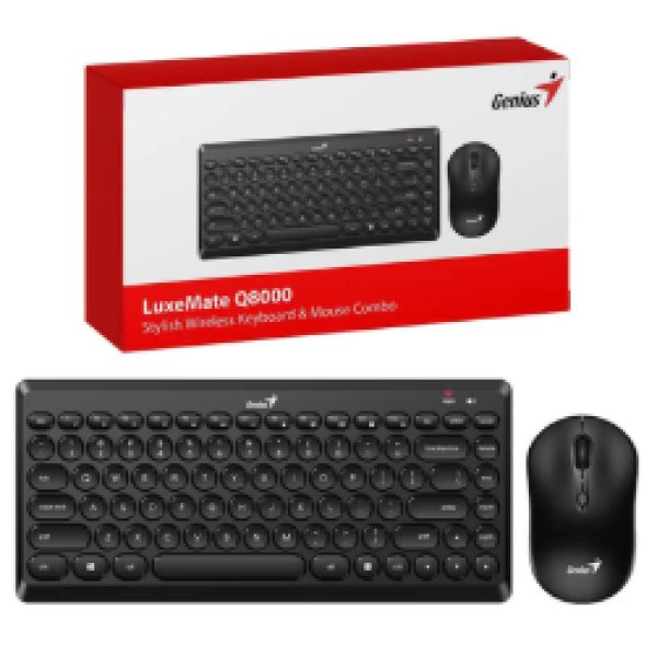 TECLADO Y MOUS GENIUS LUXEMATE Q8000 WIRELESS USB