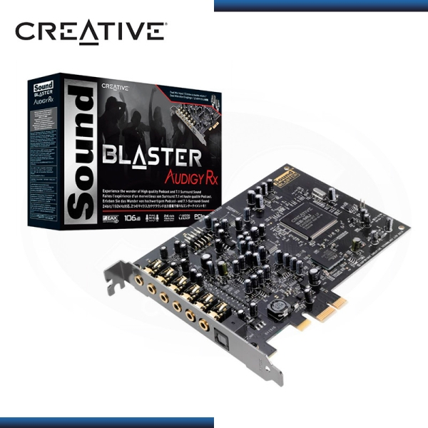 TARJETA DE SONIDO CREATIVE PCIE SOUND BLASTER  YDSB1550 AUIDIGY RX 7.1