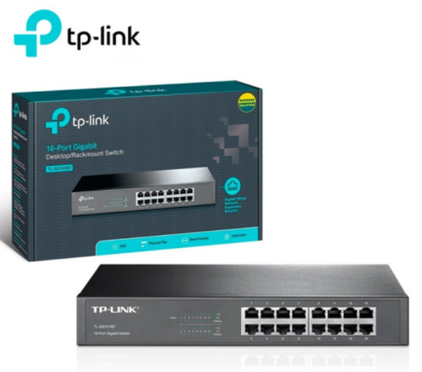 SWITCH TP-LINNK SG1016D 16 PUERTOS GIGABITE