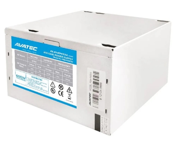 FUENTE DE PODER AVATEC PSA-F600W DE  600W