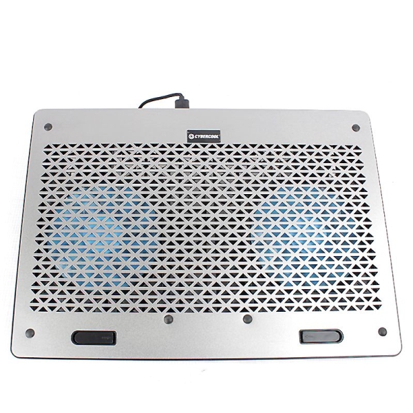 HA-84 COOLER DE LAPTOP ALUMINO/PLASTICO 02 COOLER 14CM AZUL
