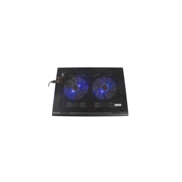 HA-71 COOLER DE LAPTOP PLASTICO / METAL 02 COOLER 14CM LED AZUL