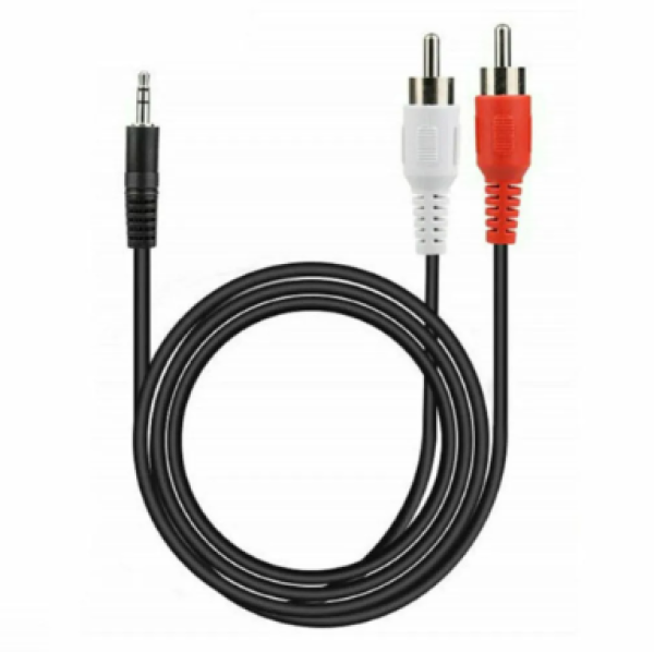 CABLE ESTERIO RCA 1X2  1.8 MTS