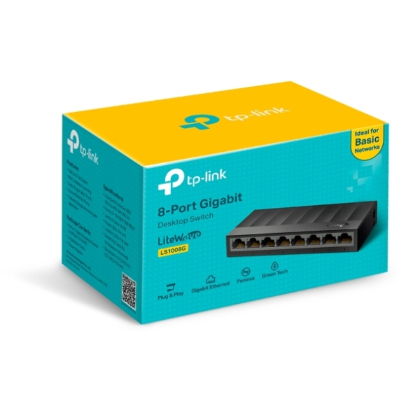 SWITCH TP-LINK 8 PUERTOS LS1008G CASE PLASTICO