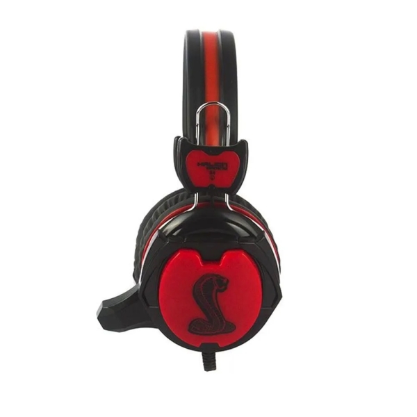 AUDIFONO GAMER HALION S4 COBRA NEGRO/ROJO