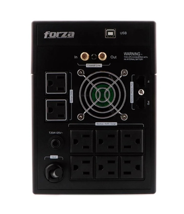 UPS FORZA  FX-1500LCD-U 840W  8 OUT