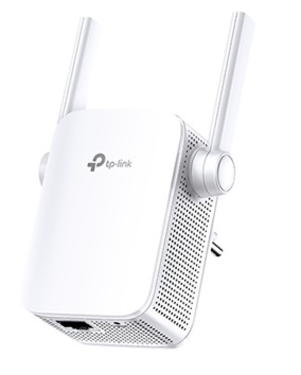 EXTENSOR DE RANGO TL-WA855RE TP-LINK EXTENSOR WI-FI 4 / N300 SINGLE BAND / 2.4 GHZ: 300 MBPS / PUERTOS: 1×FAST LAN / 2 ANTENAS EXTERNAS / APP TETHER