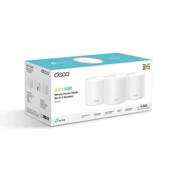 MESH TP-LINK DECO X10 WI-FI 6 / 5 GHZ 1201 MBPS 2.4 GHZ 300 MBPS / 2 PUERTOS GIGABIT