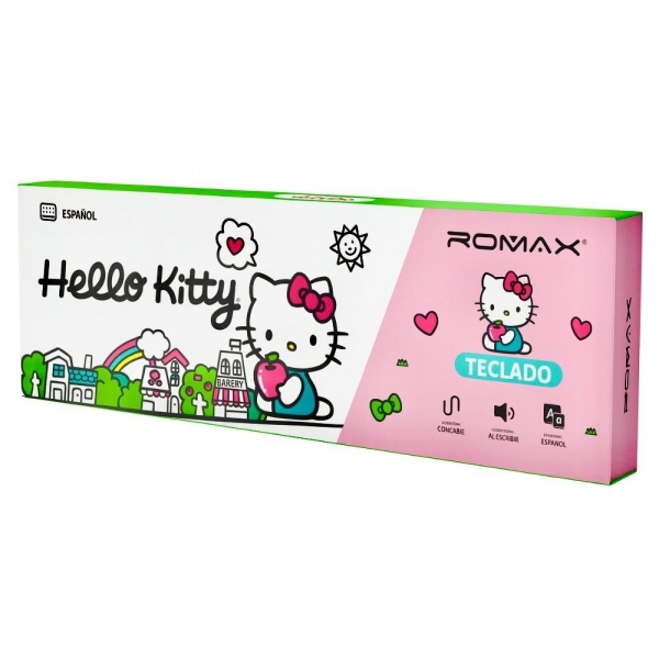 TECLADO CABLE USB ROMAX  HELLO KITTY