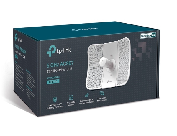 ANTENA EXTERIOR TP-LINK CPE710 5G  AC 867 MBPS 23 DBI