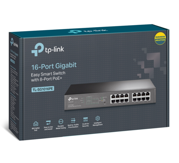 SSWITCH GIGABITE POE TP-LINK TL-SG1016PE 16 PUERTOS