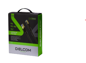 DELCOM CABLE DE RED CAT. 8 COBRE 10M DL-ML0810