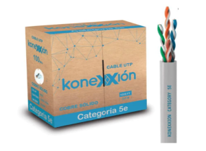 CABLE UTP CAT 5E 25AWG KONEXXION  PURO COBRE SATRA
