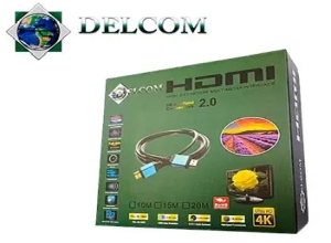 CABLE HDMI DELCOM 4K 2.0 CABEZA DE ALUMINIO 10M