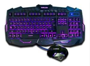 TECLADO Y MOUS GAMER DRACO HA-518C