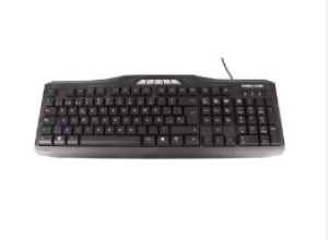 TECLADO MULTIMEDIA HALION HA-K851 USB NEGRO