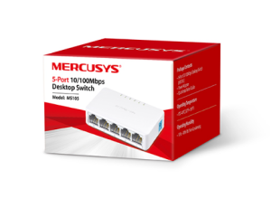 SWITCH MERCUSYS MS105 5 PUERTOS FAST ETHERNET