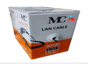 CABLE DE RED LAN CABLE CAT 5E EXTERIOR 305METROS CAJA NARANJA