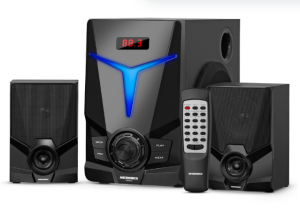 PARLANTE FIERO MICRONICS MIC S7000KTV BT LED/FM/ SD+USB 80W