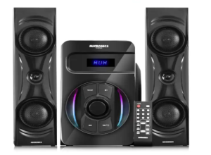 PARLANTE D.EDGE MICRONICS MIC S7520BT LED/FM/ SD+USB