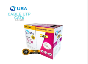 LT USA CABLE CAT 6 CCA LT-505GY 305MTR GRIS