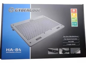 HA-84 COOLER DE LAPTOP ALUMINO/PLASTICO 02 COOLER 14CM AZUL