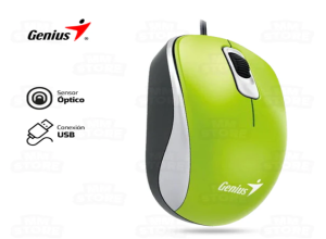 MOUS GENIUS DX-110 USB OPTICO 1000 DPI GREEN