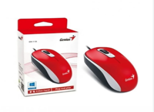 MOUS GENIUS DX-110 USB OPTICO 1000 DPI RED