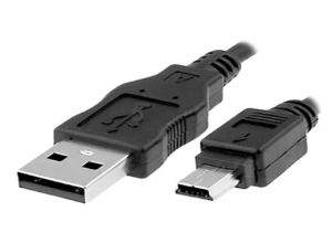 CABLE USB A MINI USB 5 PINES C/FILTRO 1.8M DELCOM
