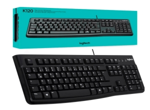 TECLADO LOGITECH USB K120 BLACK