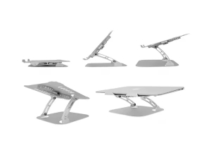 STAND DE LAPTOP DSJ-35 FIJO DE ALUMINIO CON DOS VENTILADORES