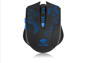 MOUSE INALAMBRICO CYBERTEL RECARGABLE CYB M600RX CHALLENGER  WIRELESS 2.4 6 BOTONES DPI/800/1200/1600