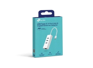 HUB USB TIPO C UE330C TP-LINK  4 EN 1 - 3X USB-A 3.0 (5GBPS) + 1X RJ45 GIGABIT